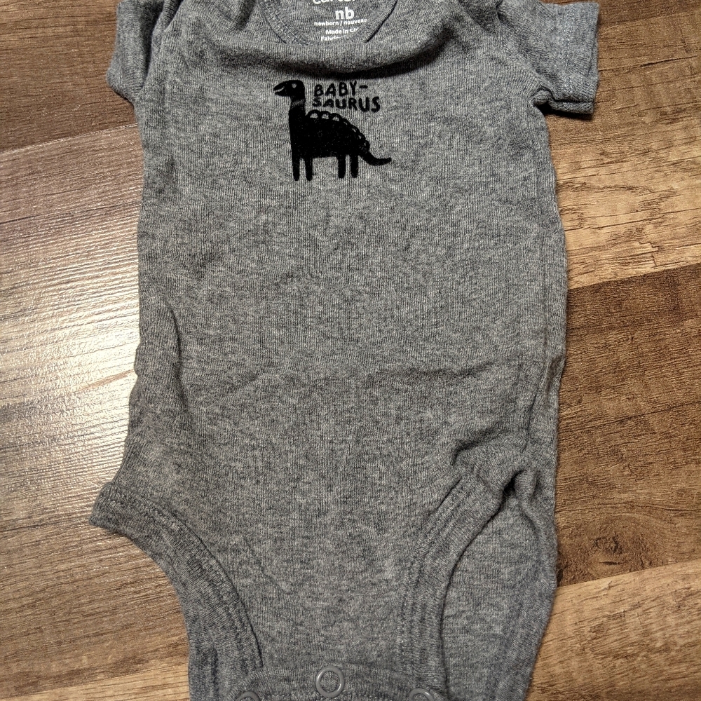 Set of dinosaur themed body suits and sleeper!